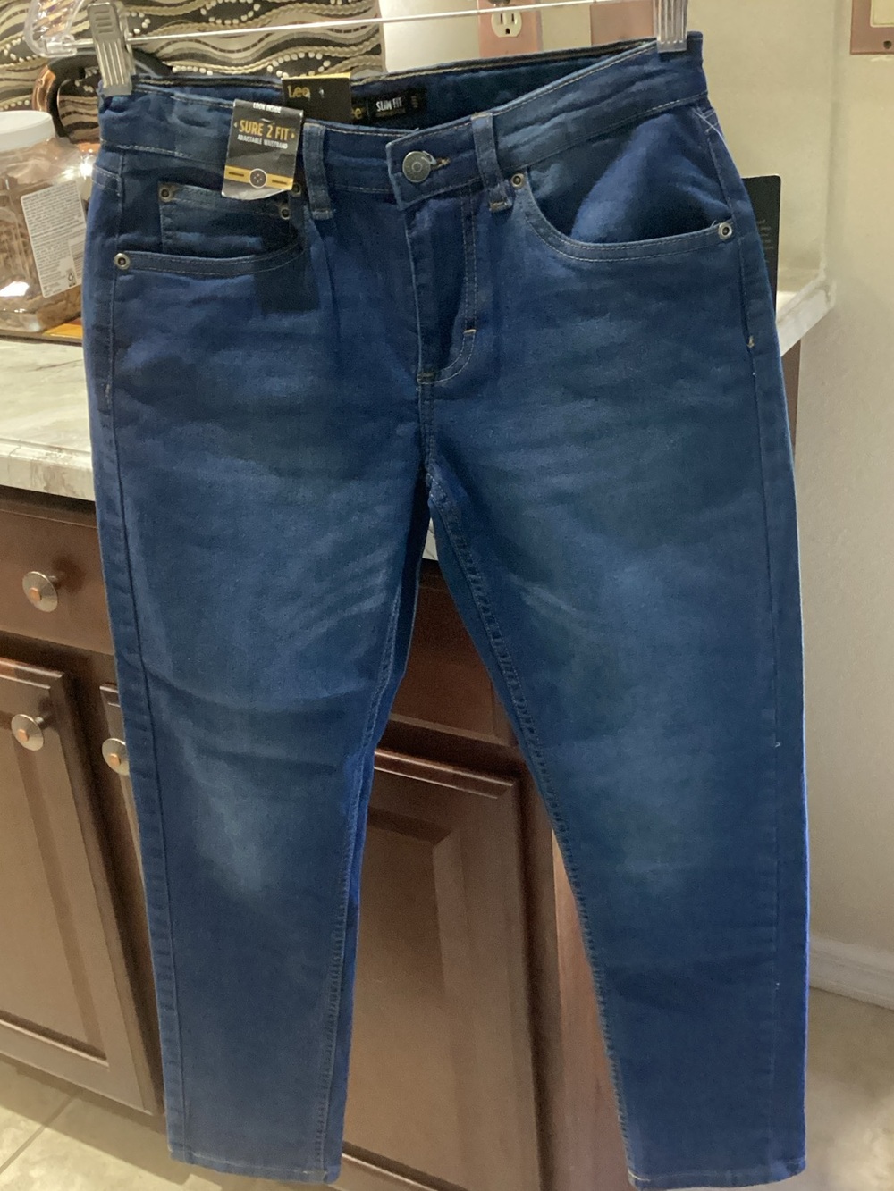 Lee Slim Fit Dark Blue Kid’s Jeans With Adjustable Waist